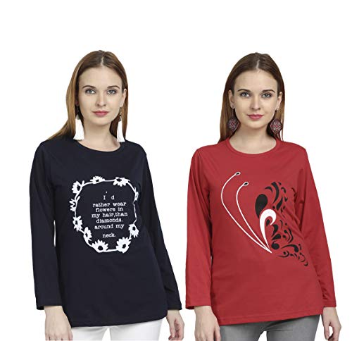 Printed Cotton Tshirt Round Neck 