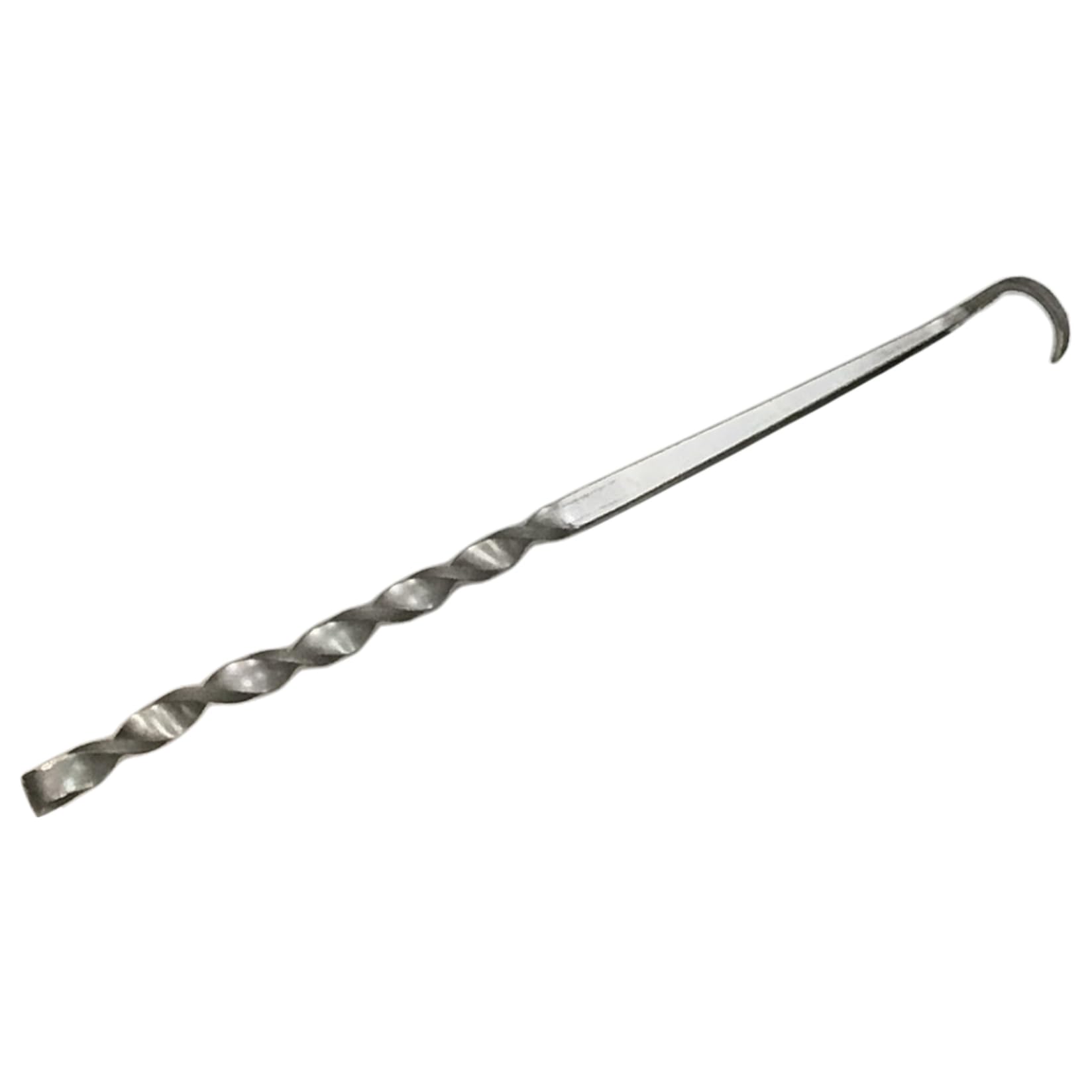 JZLEJC 13.8 Inch Stainless Steel Meat Hook Flipper, BBQ Food Flipper for Grilling, Cooking, Smoking, Easy to Clean BBQ Accessories, Style 1