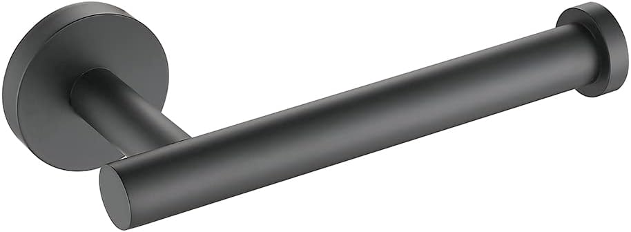 Toilet Paper Holder Bathroom Tissue Holder SUS 304 Stainless Steel Wall Mount Matte Black Finish ﻿COUOBO