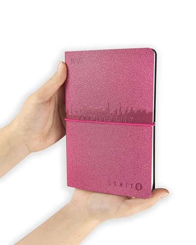 COMIX U Younivercity 13 Month Medium Weekly Diary 2024-2025 Hard Cover Elastic Closure and 224 Pages Ideal for University 11.8 x 18 cm Pink - Image 3