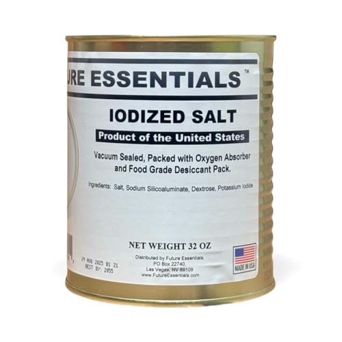 Future Essentials Iodized Salt &ndash; 2 lb Can