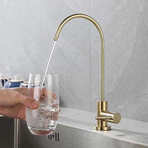 Robinet de cuisine eau froide en acier inoxydable pivotant gris - 3