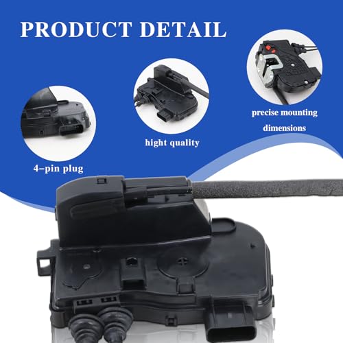 Image of Door Lock Actuator Assembly Rear Right Passenger Side 81420-3S000 | Compatible with 2011-2015 Hyundai Sonata 2.0L 2.4L L4