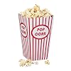 Relaxdays, Popcornzakjes, rood/wit, 48 stuks, gestreept, Amerikaanse retro-stijl, bioscoop, filmavond-accessoires…