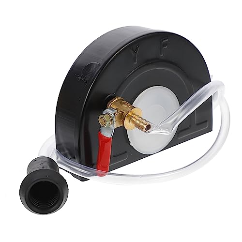 IWOWHERO Grinder Cover for Water Use 1pc Angle Grinder Add Water Shroud Protective Dust Cover Safe for Woodworking Black/white