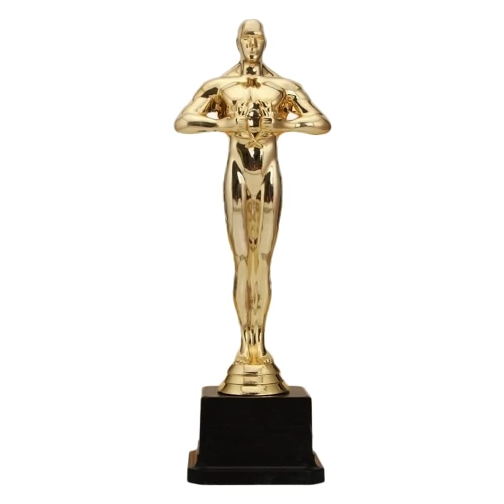 Buy Deolven Gold Award Trophy,Men's Award Trophy 7 Inch(18cm) O Style