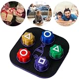 Usper Gonggi Korean Game Set, Gongi Spiel, Traditional Gong Gi, Gonggi Spiel, Gonggi Stones, Gong-Gi Jack Stone Kieselstein-Set Perfekt FüR Familienreisen (B 1PCS)