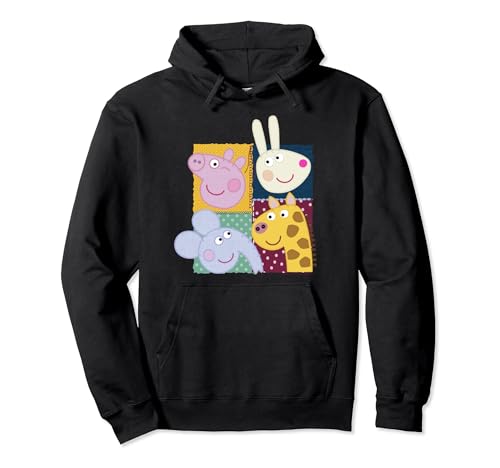 Sweat à capuche Peppa Pig finitions broderie haut de gamme