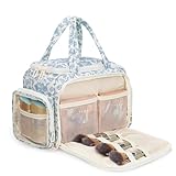 WGEAR Travel Makeup Bag, Lightweight Wide-open...