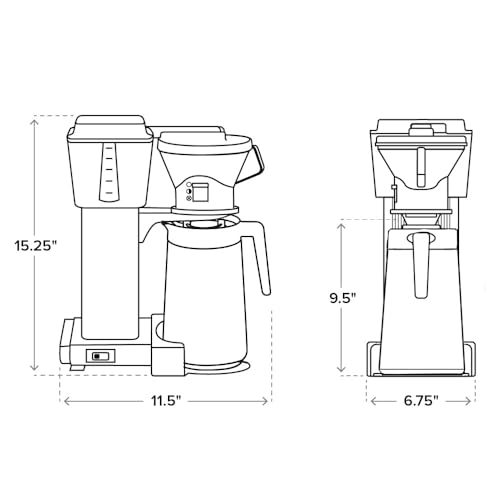 Technivorm Moccamaster KBT-741 79112 Kbt Coffee Brewer thumb #4