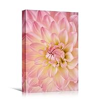 Canvas Wall Art Pink Petal Close Up Bedroom Close Up Colorful Floral Multicolor Petal Photography Romantics - 12x18 inches