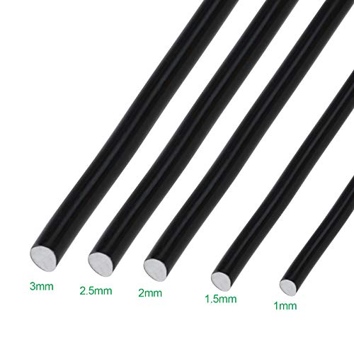 Lishine 5 Rolls Bonsai Wire With Cutter Kit 164 Feet Total Bonsai Training Wire For Bonsai Tree Indoor, Plant In 5 Sizes - 1.0 Mm, 1.5 Mm, 2.0 Mm, 2.5 Mm, 3.0 Mm (Black) #TOP2
