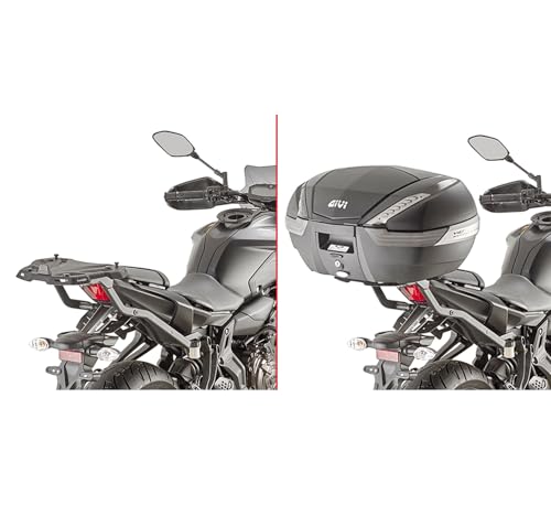 Support top case rigide pour Yamaha MT-07 pour installer une bagagerie Monolock stable