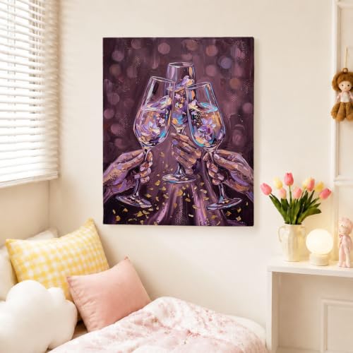 Cuadro de lienzo moderno para decorar una sala de estar elegante 4