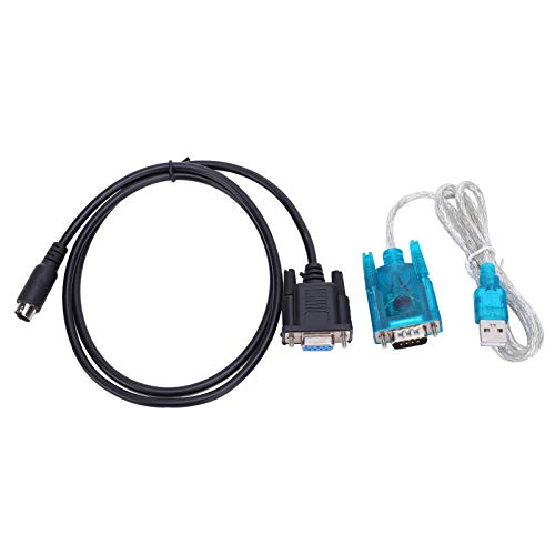 Linha adaptadora, cabo adaptador USB para 232, linha de comunicação PLC com bom desempenho, forte e