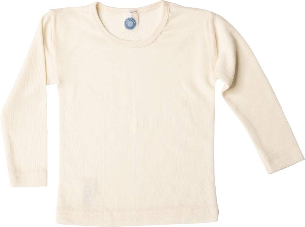 Cosilana, Maillot de Corps à Manches Longues pour Enfant, 70% Laine (kbT), 30% Soie