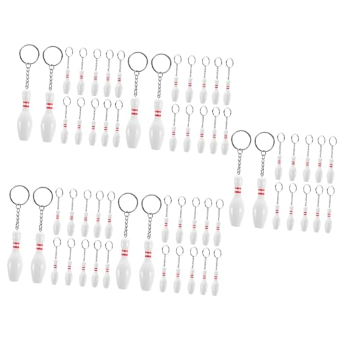 Chaines charmes de quilles et porte-clés bowling pour cadeaux d'anniversaire