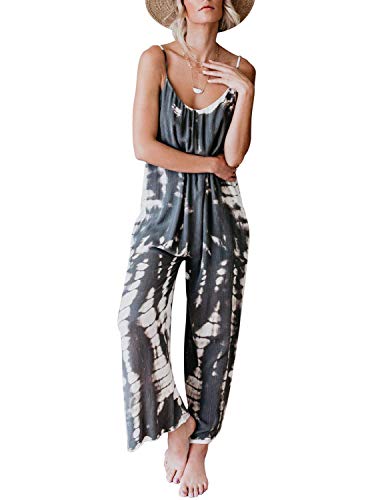 UUAISSO Mono para Mujer Sin Mangas De Las Mujeres Pantalones de Pierna...