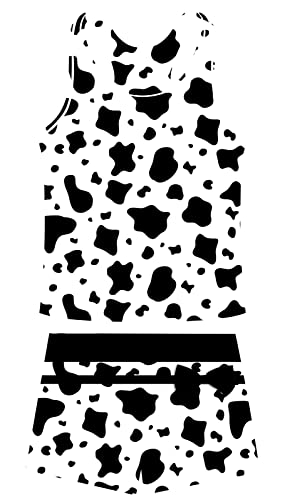 Unifaco Swimsuit For Girls 10 12 Kids Cow Print Bathing Suits 2 Piece Boyshort Tankini Modest Swimwear #TOP29