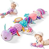 Miroir et hochet interactifs : équipé d'un miroir adapté aux bébés et d'un hochet froissé, il stimule la curiosité visuelle et la coordination œil-main, rendant le jeu à la fois amusant et éducatif