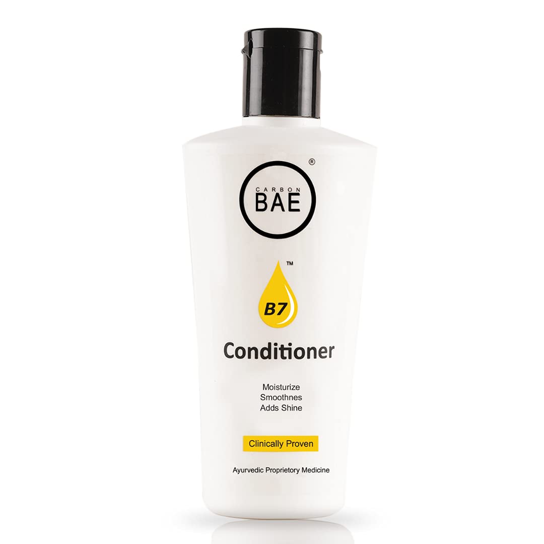 CARBON BAE Ayurvedic Conditioner | Dandruff Control and Intense Moisture Actively adds shine, Reduces dryness and frizziness, Protects from towel damage | 200 ml