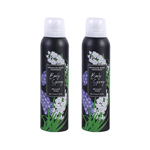Image of MINISO Body Spray For Women, Body Mist Deo With Floral Long Lasting Smell, Pack of 2(Brilliant Stars)