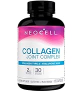 NeoCell, Joint Complex, Collagène type 2 + Acide Hyaluronique, Haute Dosé, 120 Capsules, Testé en...