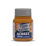 Pintura Acrilex Textil, especial para crear tus diseños en tela, son colores mezclables entre si, con base de agua. Aconsejable usar en tejidos naturales , que no sean sintéticos, como la licra., Aplicar, con pincel, esponja . Intentando no dejar demasiada cantidad., Aconsejable enjuagar la prenda antes simplemente con agua para eliminar el apresto y detergentes, dejar secar 72h y fijar con plancha.