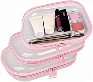 Storage Bags with Hard Bottom, Structured & Collapsible Closet Organizers, Portable Storage Box with Zipper Closure (pink)
