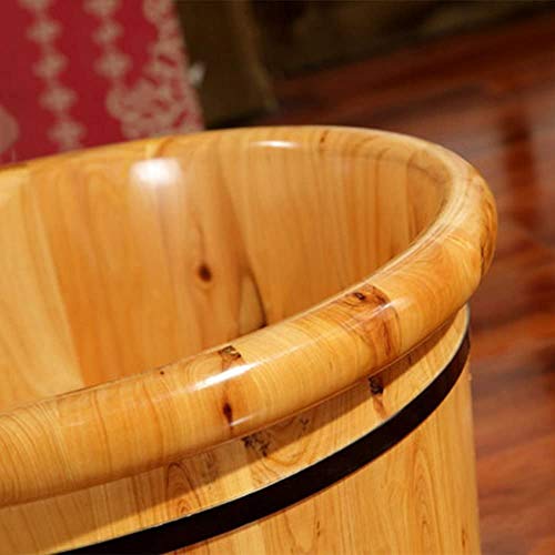 Baño de pies Katzowen para adultos, tina de cedro con masaje para pies, spa para pies con nodos elevados miniatura 5