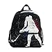 Mochila para niños Vintage Ice Hockey Player Kindergarten Prechool Bag for Toddler Girls Boys