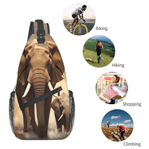 Mochila tipo bandolera Cross Chest Bag para senderismo miniatura 5