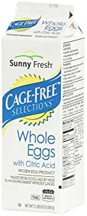 Sunny Fresh Cage Free Selections Whole Eggs with Citric Acid, 2 Pound -- 12 per case.