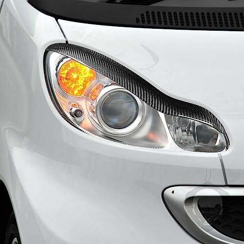 Phares carbone Smart 2009-2014 protection et personnalisation phare - 5