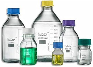 hybex Media storage bottle, Starter Pack (GL45) blue cap (includes 2 x 100 ml, 3 x 250 ml, 3 x 500 ml, and 2 x 1000 ml) - B3000-SP - EACH