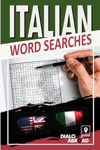 Italian Word Searches: Bilingual English to Italian Word Search Puzzles Paperback – April 8, 2024