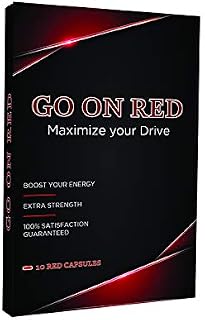 Go On Red, Natural Male Pills, Natural Amplifier for Performance, Energy, and Endurance
