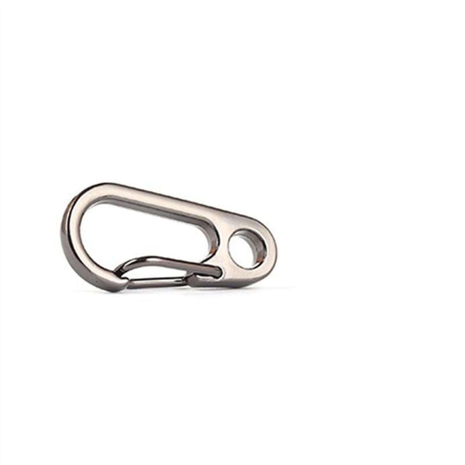 DUANGYMM Carabiner clips,Spring clips， 10 pcs/lot Mini Spring Backpack Clasps Climbing Carabiners EDC Keychain Camping Bottle Hooks Paracord Bag Buckles(Zppj0035b)