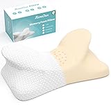 Cervical Memory Foam Pillow，Homechen Contour Pillow for Neck and Shoulder Pain Relief，Ergonomic...
