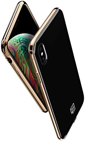 La Manon Spigen étui Designed for Apple iPhone Xs Max (2018) Case - Gold Black