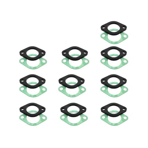 Junta aislante espaciadora de 28mm para colector de Pit Dirt Bike y scooter en pack de 10