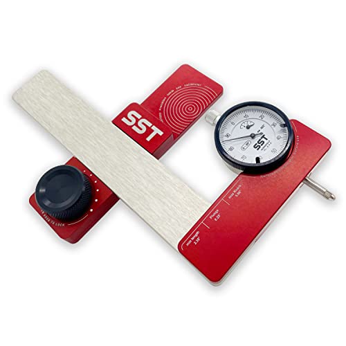 Sst Saw Gauge Calibrator System | High Precision Alignment For Saws, Fences, Sleds, Or Jigs | Adjustable Measurement With 1/2 In. Dial Indicator #TOP5