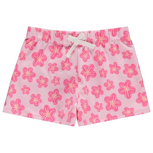 Image of BTween 4 Pack Girls Shorts, Cotton French Terry Shorts for Girls, Kids Summer Clothing