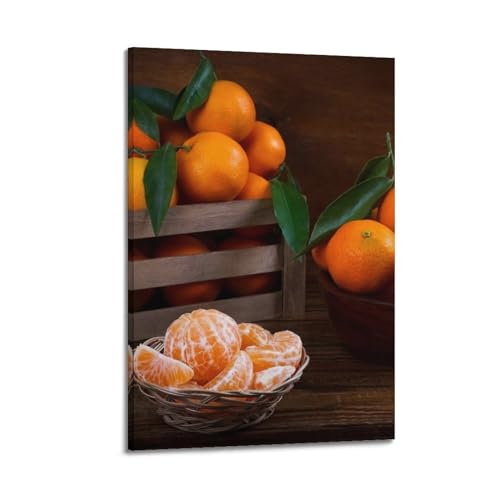 Toile de fruits orange style moderne pour créer un véritable cocon de douceur et d'inspiration