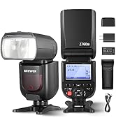 NEEWER Z760-C TTL フラッシュスピードライト DSLR カメラに対応 76Ws GN60 2.4G 1/8000s HSS TCM変換 7.4V/2600mAh リチウム電池充電...