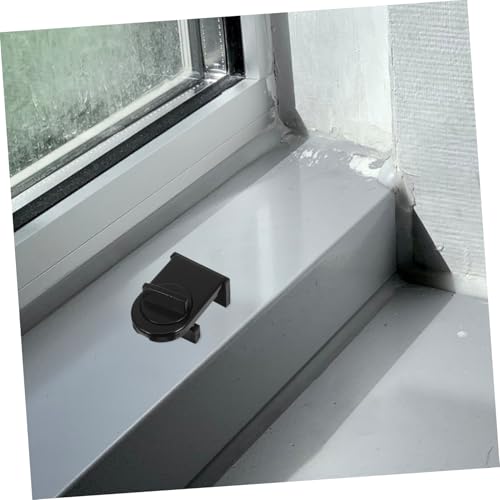 Abaodam ノードリル設計のスライドドアロック 高耐久性 取付簡単 防犯補助鍵 対策 ベランダ窓や引き戸対応 家用窓 ストッパー