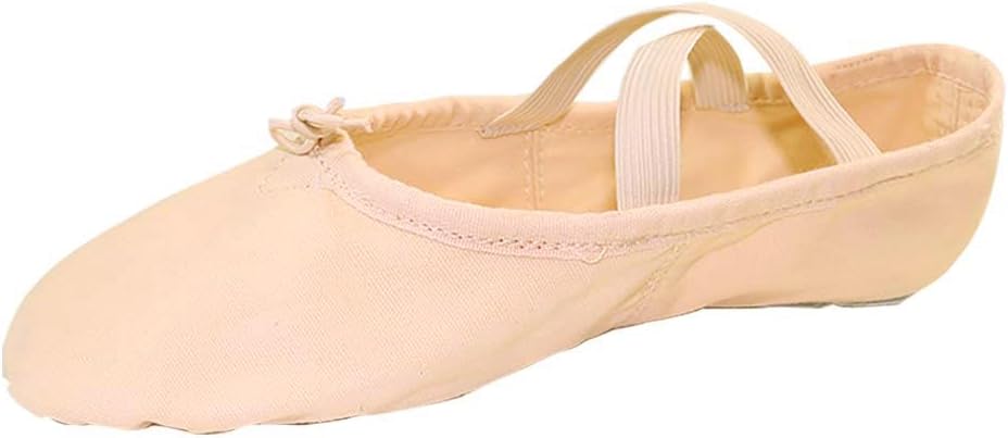 Danzcue Adult Split Sole Canvas Ballet Slipper