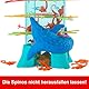 Mattel Games S.O.S. AffenalarmJurassic World: Die Wiedergeburt -Spiel für Kinder und Familie mit Ozean-Turm und vom Film inspirierten Spinosaurus-Figuren., JFW44