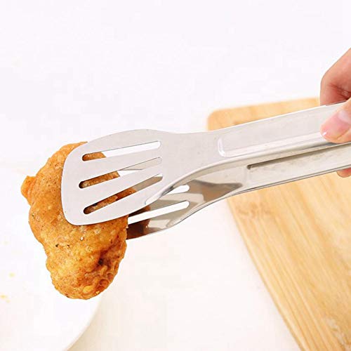 Wongfon Bread Clip, Barbecue Tongs High Temperature Resistant Kitchen Tongs Grilled Fish Steak Clip