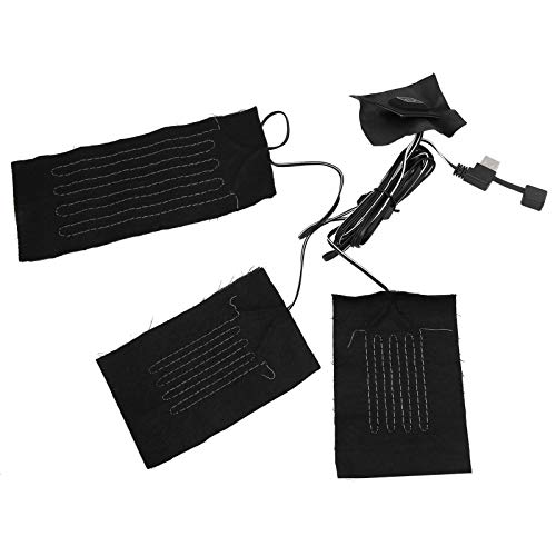 Cojín Calentador Eléctrico para Mascotas Ajustable con 3 Velocidades, Ideal para Invierno, Tela Caliente, Pack de 3 Unidades